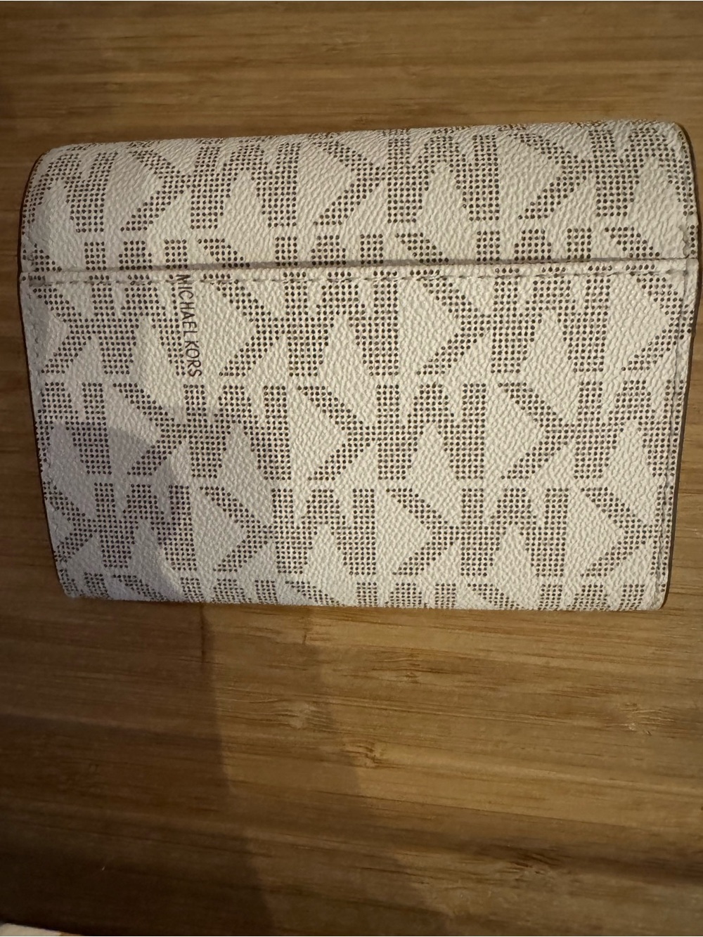 Michael Kors Beige and Brown Logo Continental Wallet - Picture 5 of 5